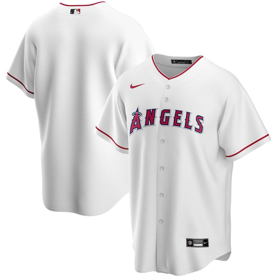 Youth Los Angeles Angels Nike White Home Replica Team MLB Jerseys